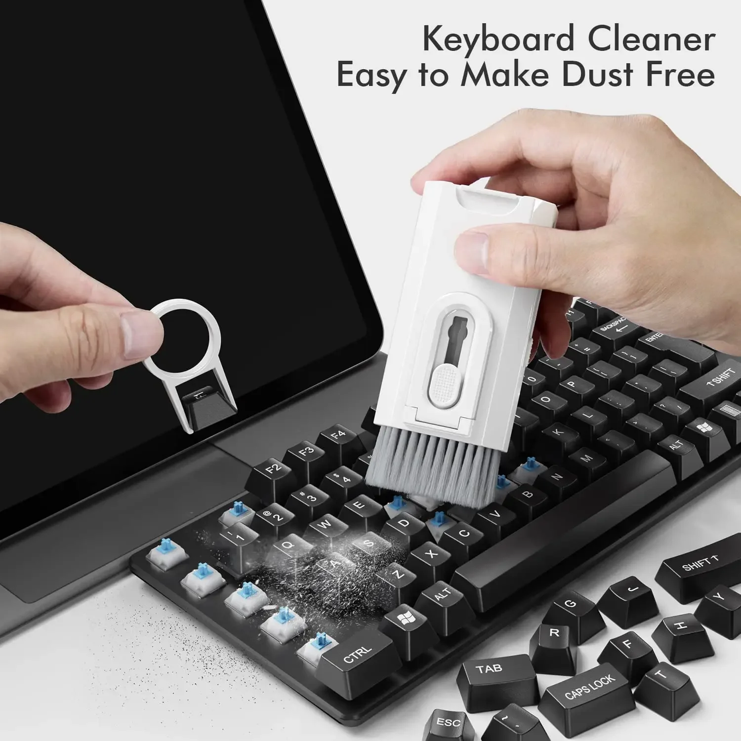 Monitor Cleaning Kit - 8-in-1 Elektronik-Reinigungsset Bildschirmreiniger Multifunktionale Reinigungsbürste für