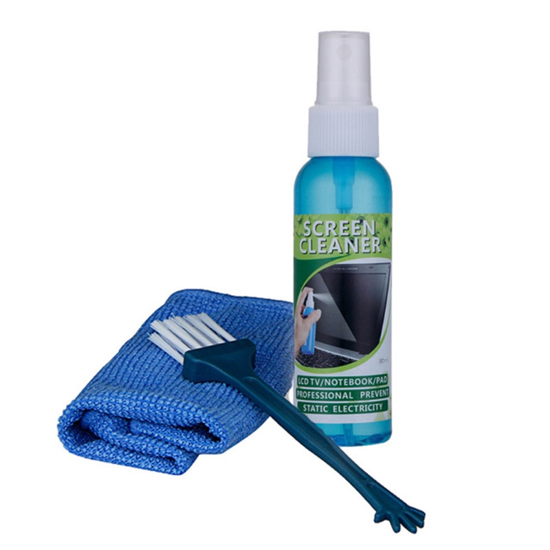 Monitor Cleaning Kit - 1 Set Bürstentuch, Flüssigkeit, hochwertiges Bildschirmreinigungsset