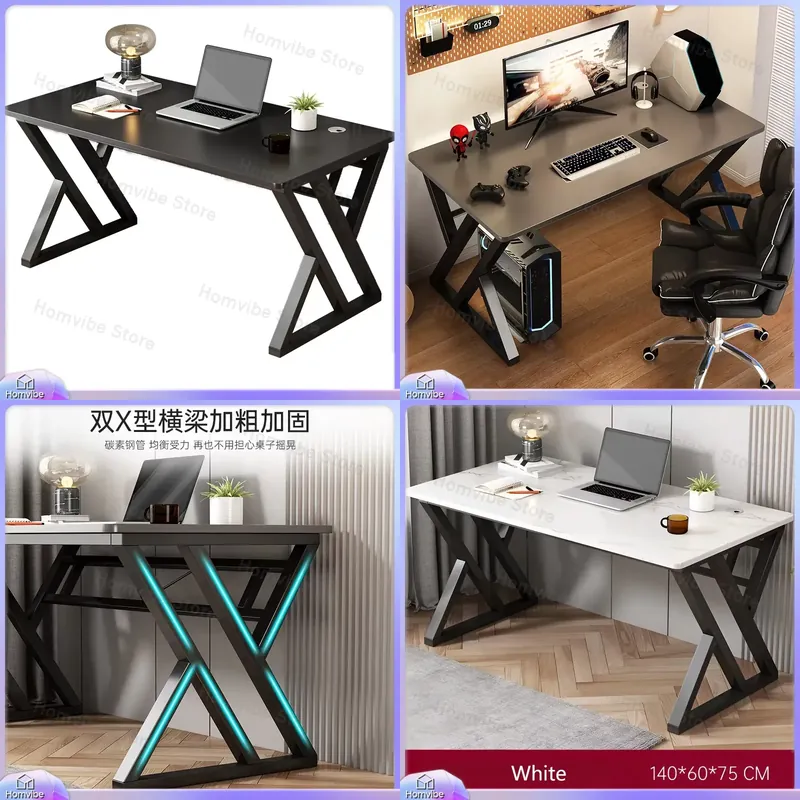 Desk Setup L Shaped - Moderner Minimalistischer Computertisch für Home Office