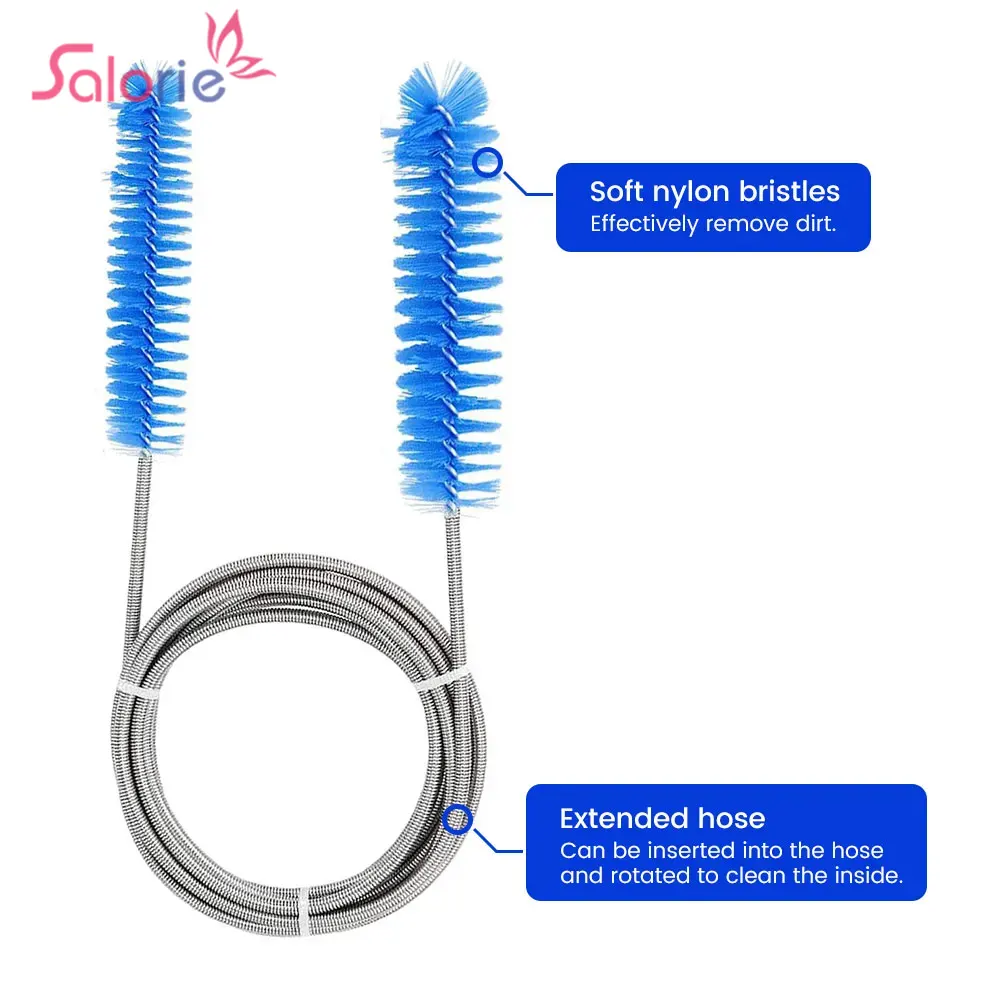 Monitor Cleaning Kit - 2-Kopf-CPAP-Maske und Schlauch-Reinigungsbürsten-Set, CPAP-Reinigungsbürstenzubehör, passend für