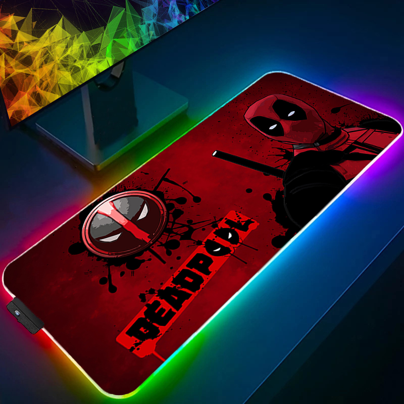 Desk Setup Rgb - LED Mauspad Gaming Hintergrundbeleuchtung Lock Edge