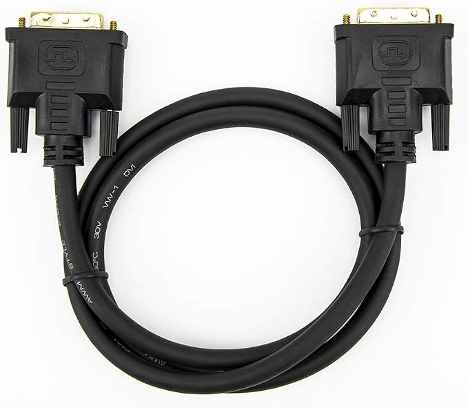 Dual Monitor Desk Setup - DVI-D Dual-Link-Kabel (25-polig), hochauflösendes digitales Videokabel