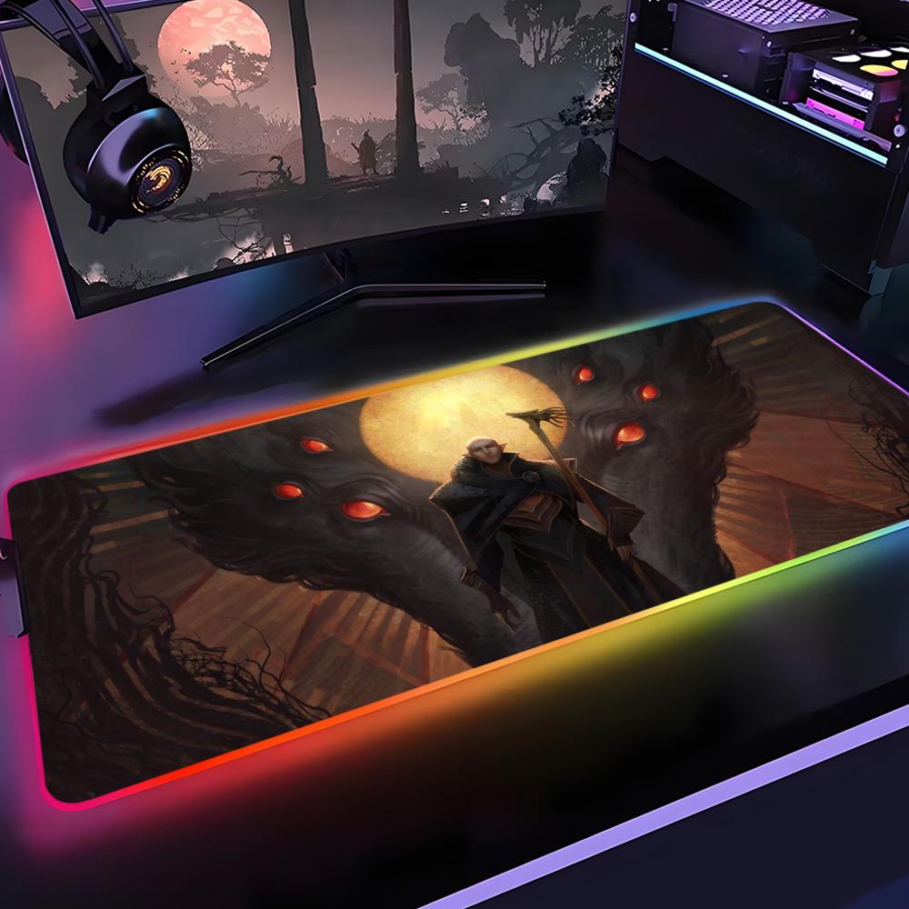 Desk Setup Rgb - Dragon Age The Veilguard Mauspad RGB