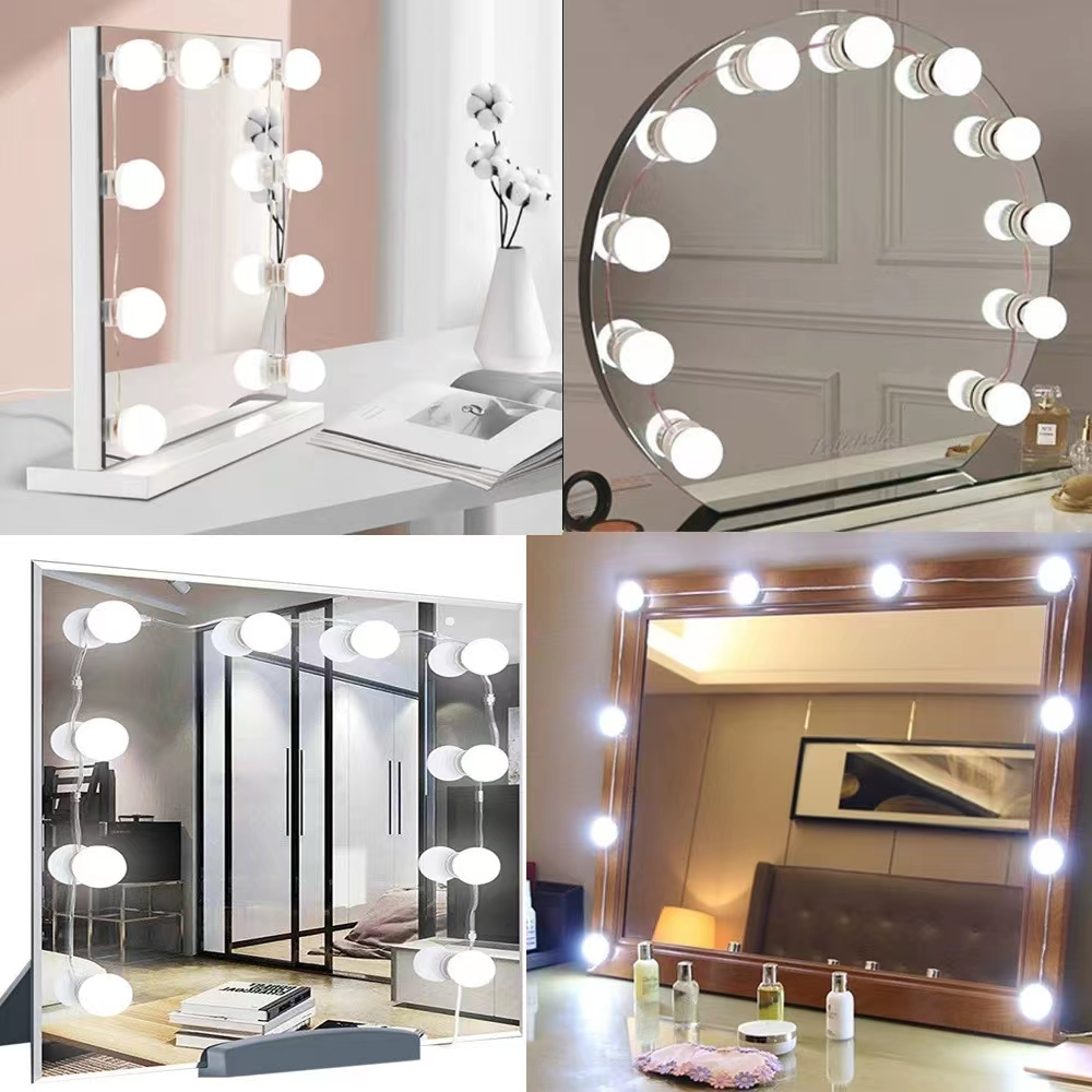 Desk Setup Lamp - LED-Lichtpaste, Spiegel, Make-up-Glühbirnen, Make-up-Spiegel, Eitelkeit, LED,
