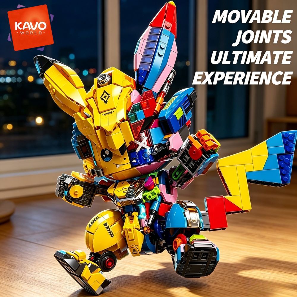 Desk Setup Enthusiast - KAVOWORLD 1505-teiliger Mechanischer Maus-Bausatz Mecha-Modell 360