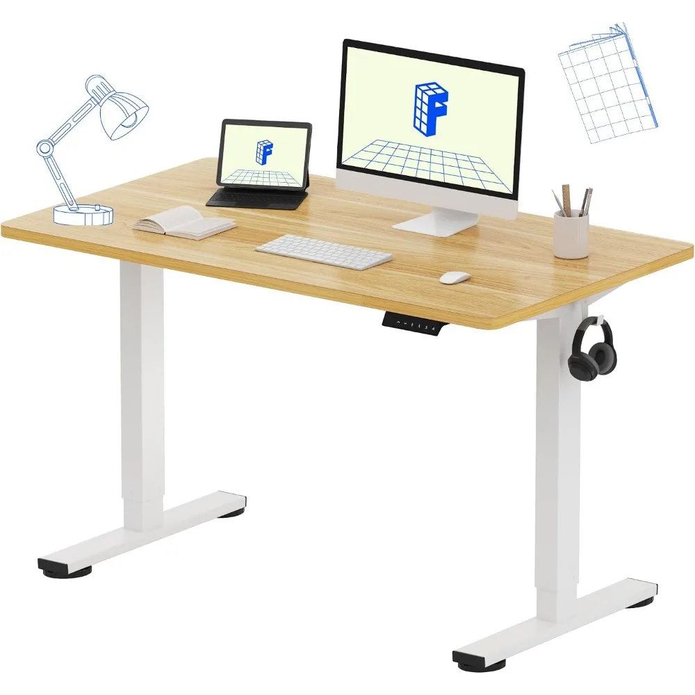 Dual Monitor Desk Setup - Einteiliger 48