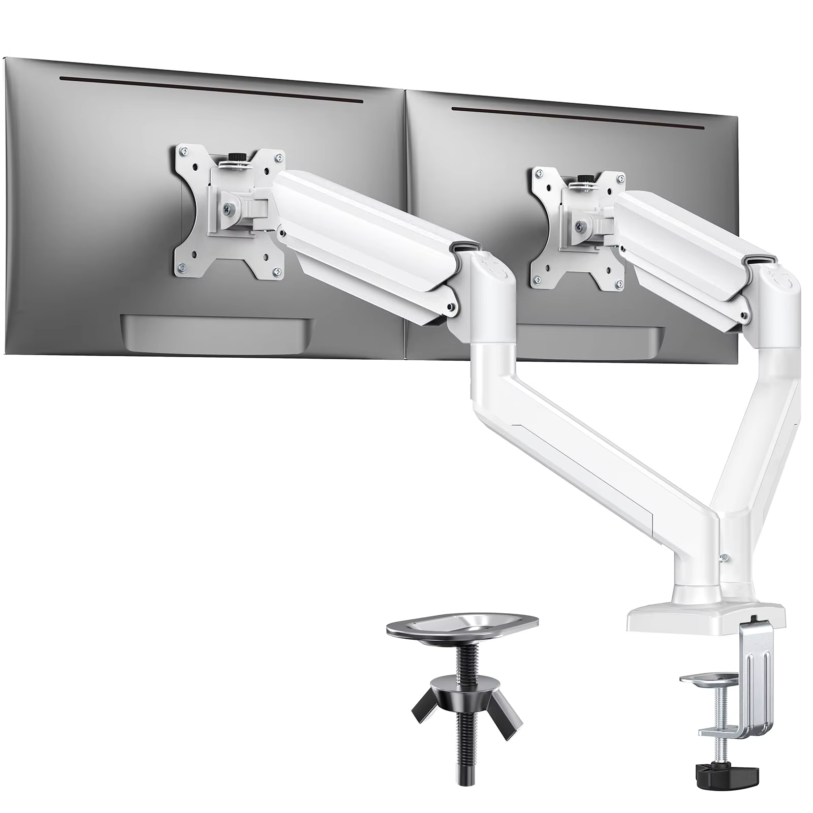 Dual Monitor Desk Setup - Dual Monitor Halterung Ständer Schreibtisch Universal