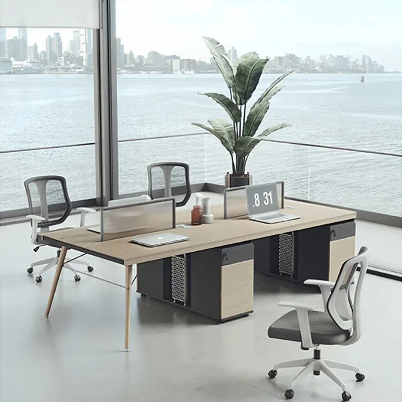 Work Desk Home Setup - Chefschreibtisch aus Holz, Aufbewahrungseinrichtung für Studenten,