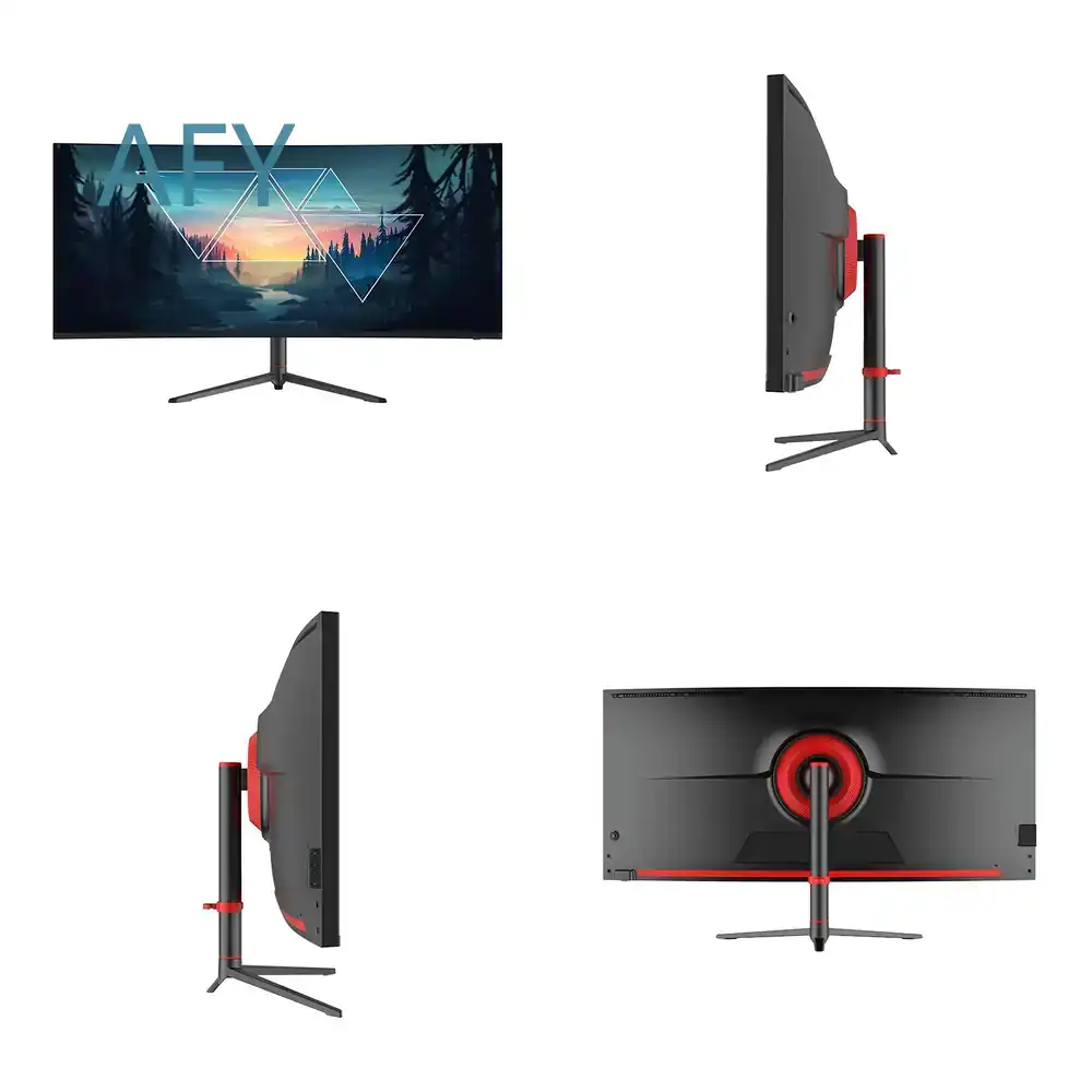 Dual Monitor Desk Setup - Flashworth 34 Zoll 4K Curved Gaming-Monitor