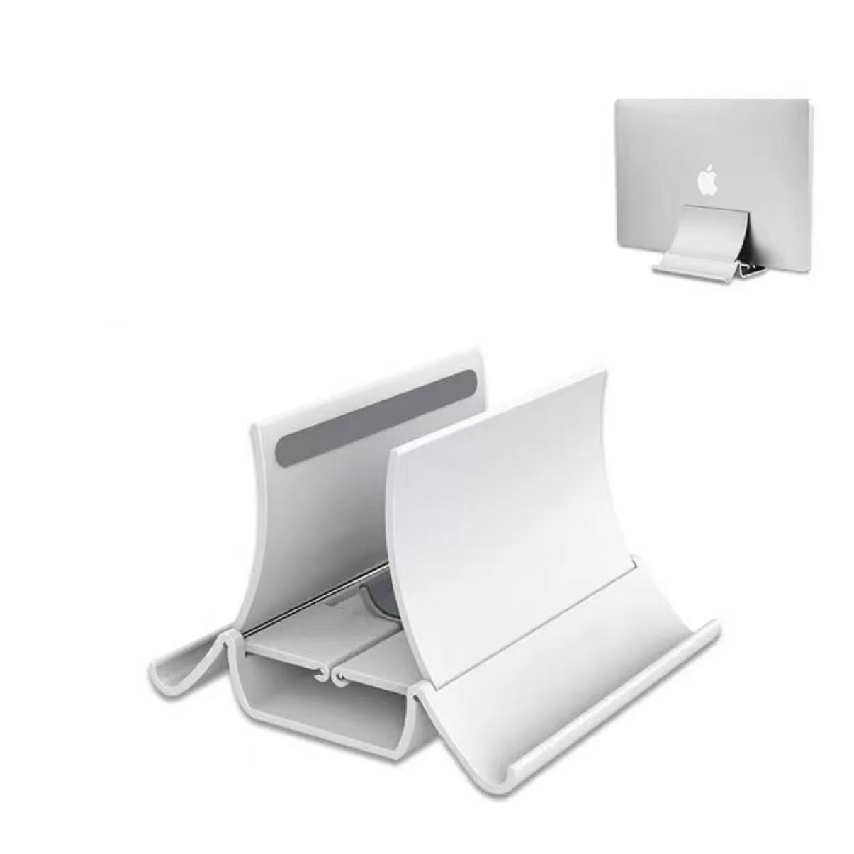 Vertical Laptop Stand - Vertikaler Laptop-Ständer, Wärmeableitung, rutschfester Laptop-Ständer, Schwerkraft-Induktionshalter,