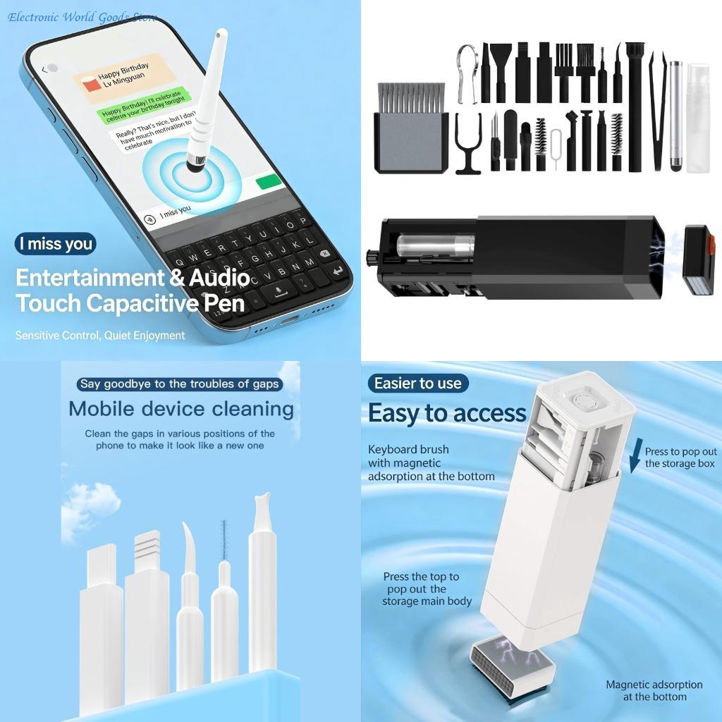 Monitor Cleaning Kit - A3PD 32-teiliges Komponenten-Reinigungsset zum Entfernen von