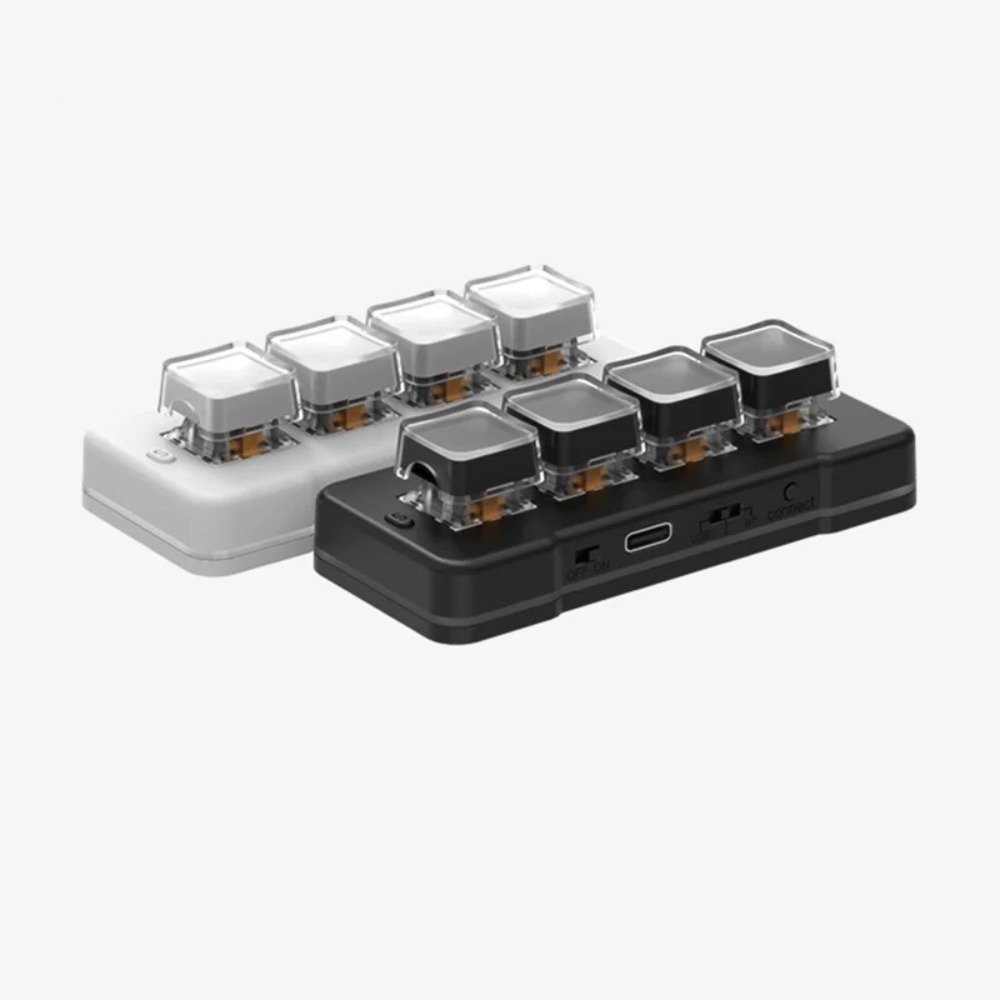 Desk Setup Programmer - MK424Pro 4-Tasten Wireless Mini Tastatur Angepasst