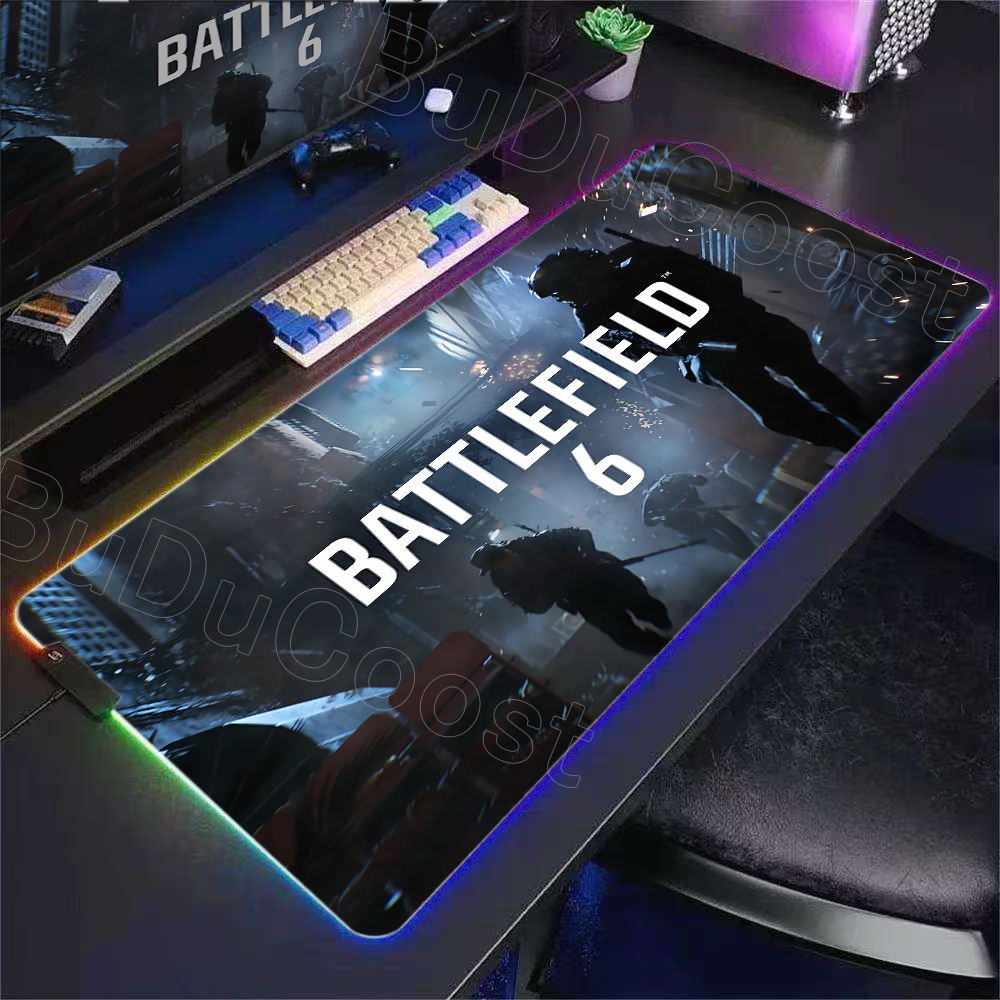 Desk Setup Rgb - Neue Gamer RGB Schreibtisch Matte Hintergrundbeleuchtung