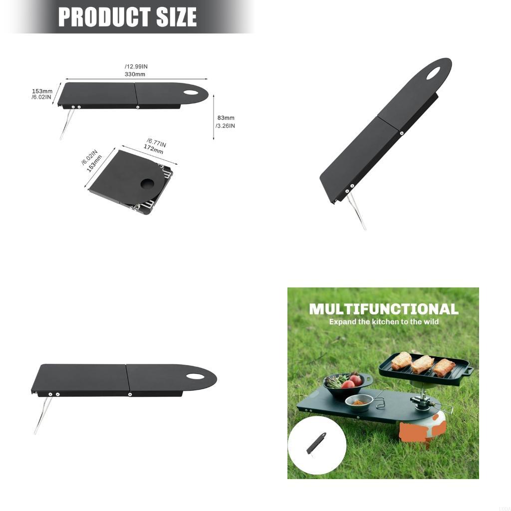 Desk Setup Pegboard - Mehrzweck-Klapptisch aus Metall für den Außenbereich,