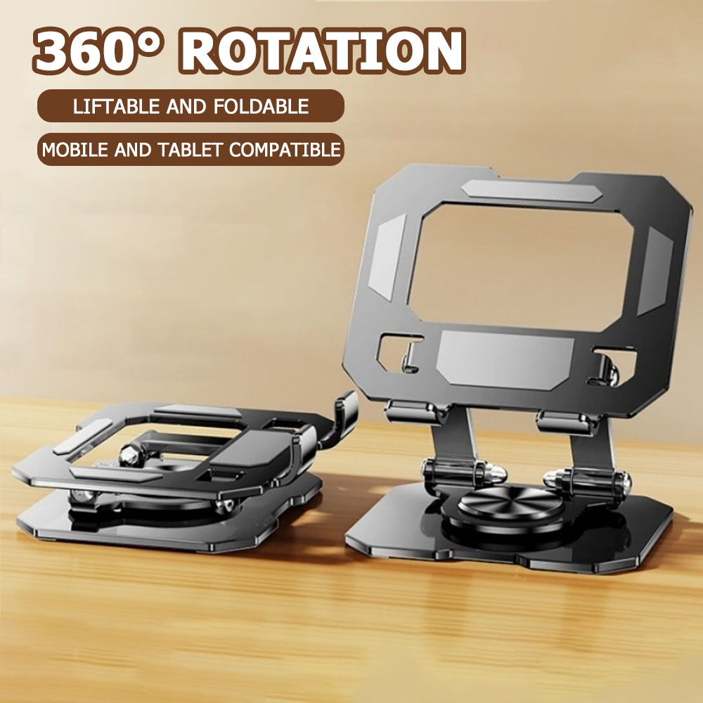 Desk Setup Home Office - 360° Drehbarer Tablet- und Handyständer Verstellbarer