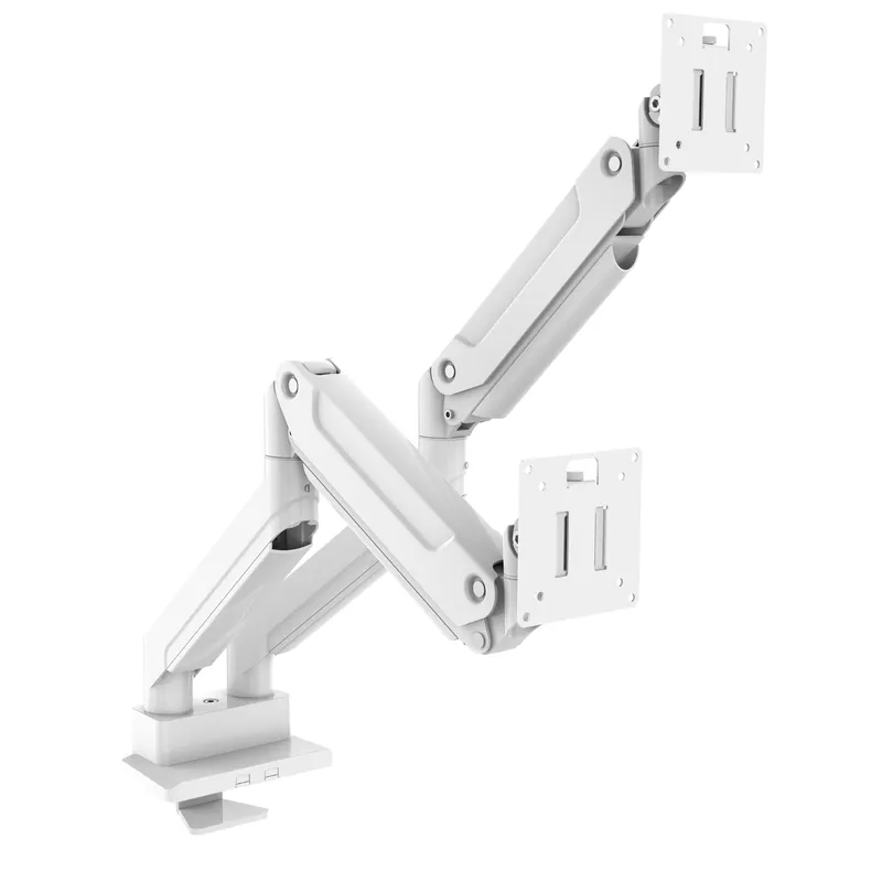 Dual Monitor Desk Setup - Doppelarm-Monitorhalterung, robuste Tischhalterung, verstellbare VESA-Halterung für