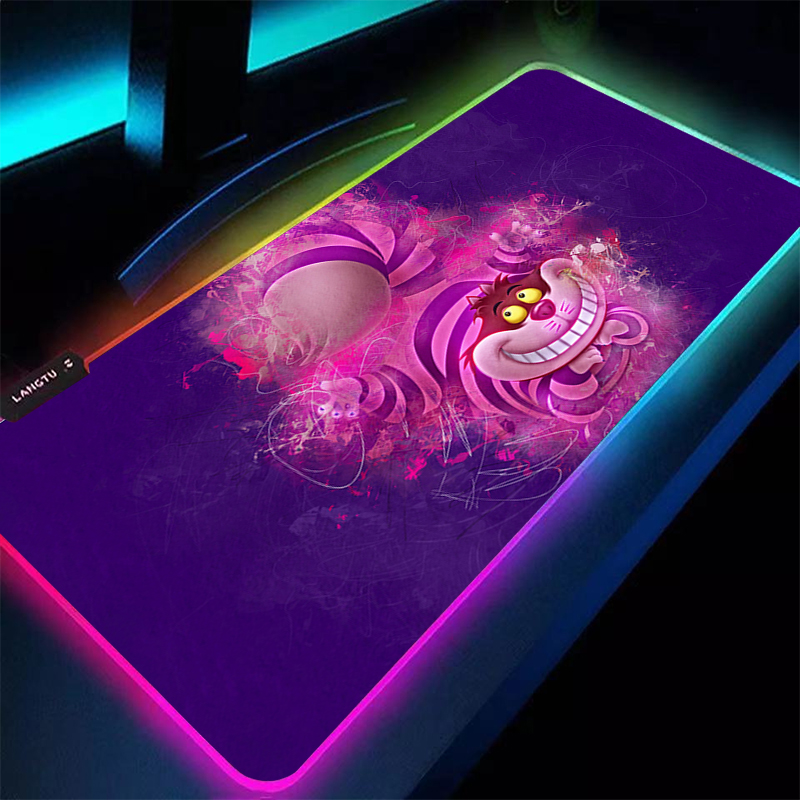 Desk Setup Rgb - Großes Mauspad RGB A-Alices in Wonderland