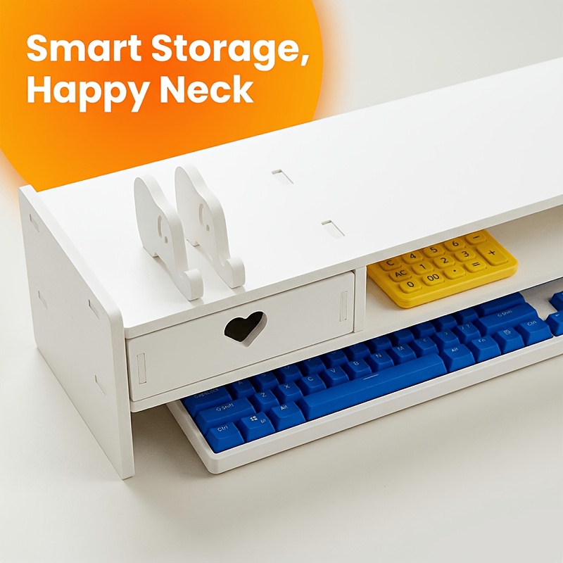 Minimalistischer Weißer PVC-Mo – Desk Setup White Bewertung und Preis