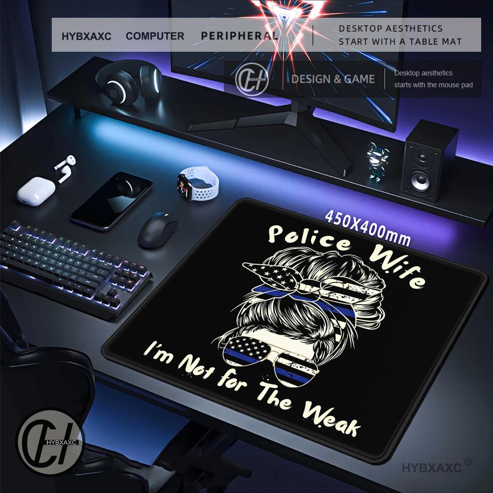 HYBXAXC Polizeifrau-Mauspad, T – Work Desk Home Setup Bewertung und Preis