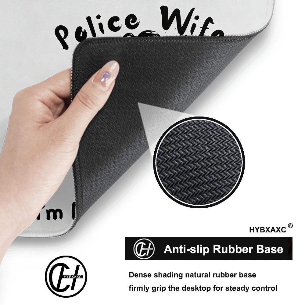 HYBXAXC Polizeifrau-Mauspad, T – Work Desk Home Setup Bewertung und Preis
