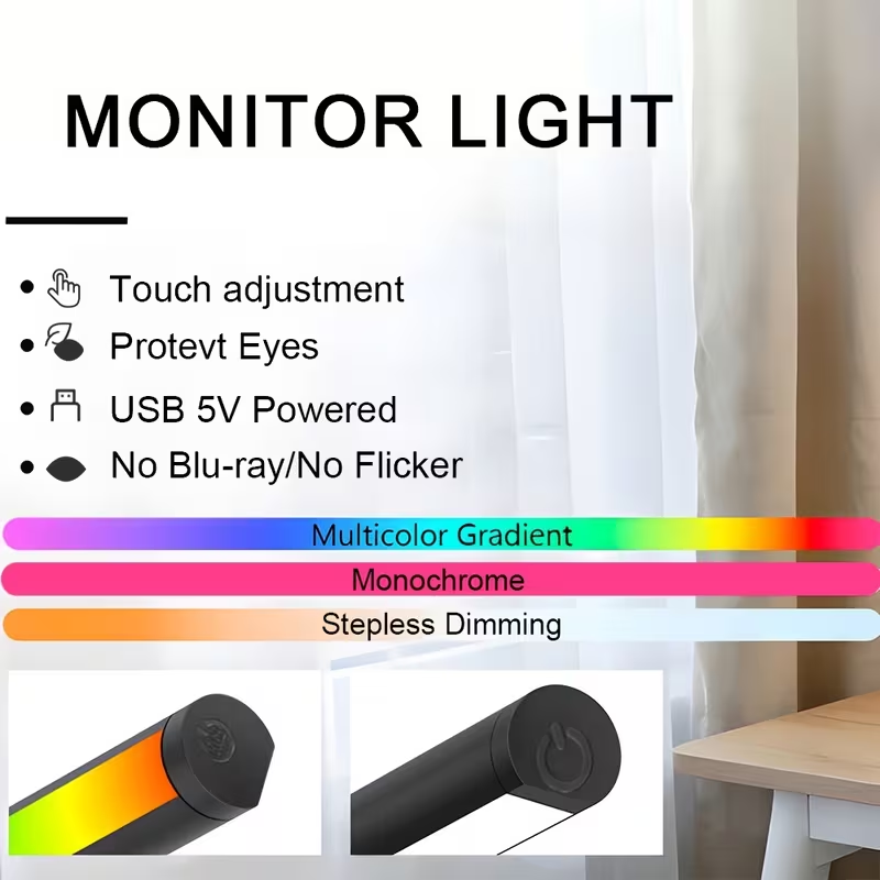 Monitor-Lichtleiste LED Comput – Desk Setup Rgb Bewertung und Preis