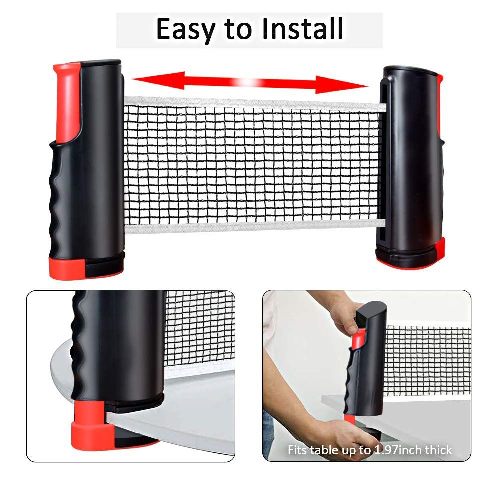 Einziehbares Tischtennisnetz-S – Desk Setup Pegboard Bewertung und Preis