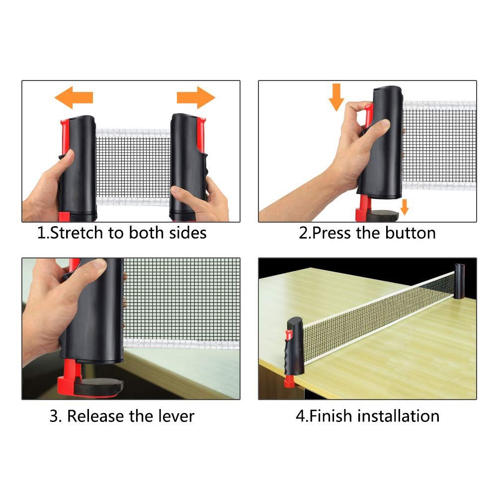 Einziehbares Tischtennisnetz-S – Desk Setup Pegboard Bewertung und Preis