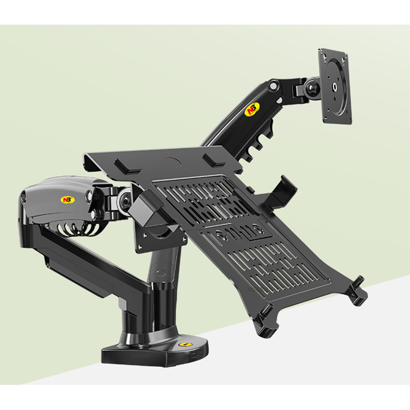 Desktop NB F160 + FP-2 Gasfede – Dual Monitor Desk Setup Bewertung und Preis