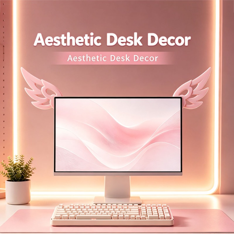 Kawaii 3D Flügel-Dekoration fü – Desk Setup Pegboard Bewertung und Preis