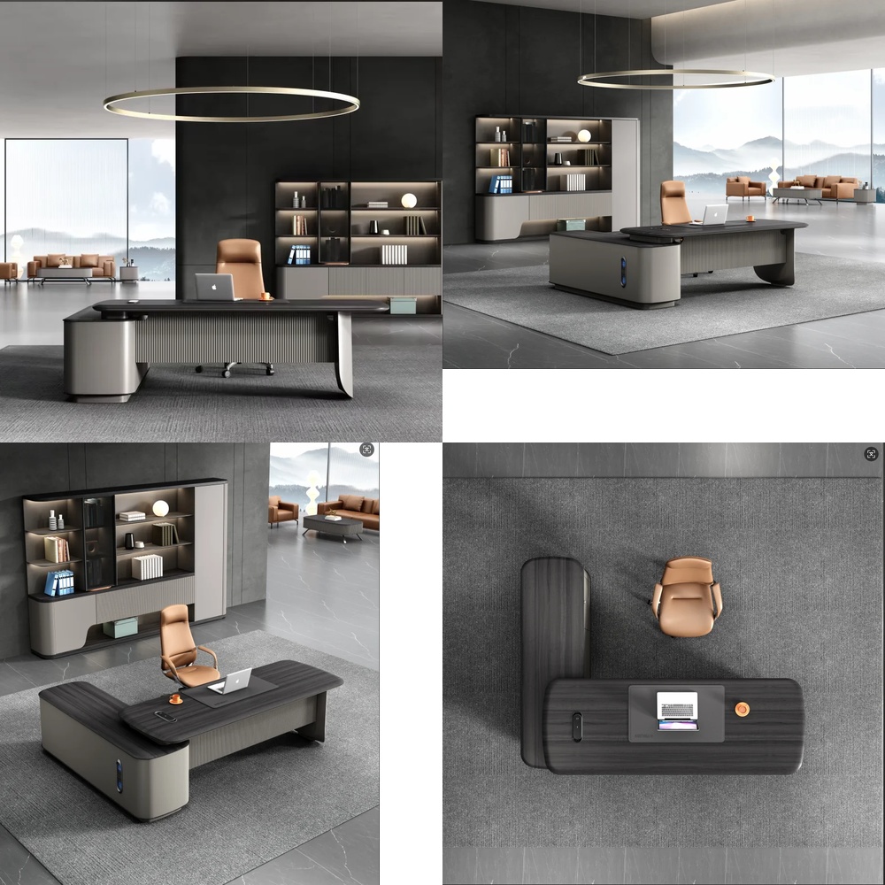 Moderner Luxus-Chefschreibtisc – Work Desk Home Setup Bewertung und Preis
