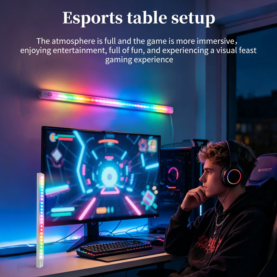 Wiederaufladbare RGB-LED-Schre – Desk Setup Rgb Bewertung und Preis