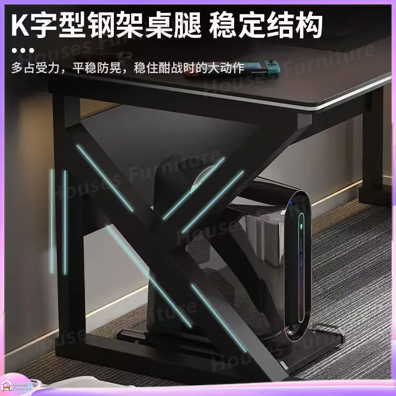 Cafe Metall-Gaming-Schreibtisc – Desk Setup L Shaped Bewertung und Preis