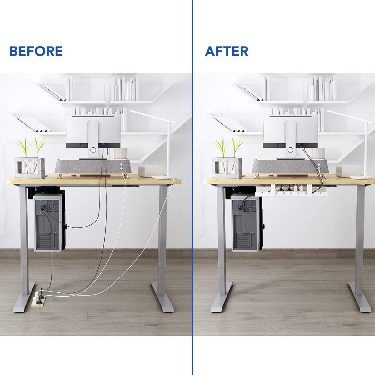 Kabelmanagement-Ablage Schreib – Desk Setup Living Room Bewertung und Preis