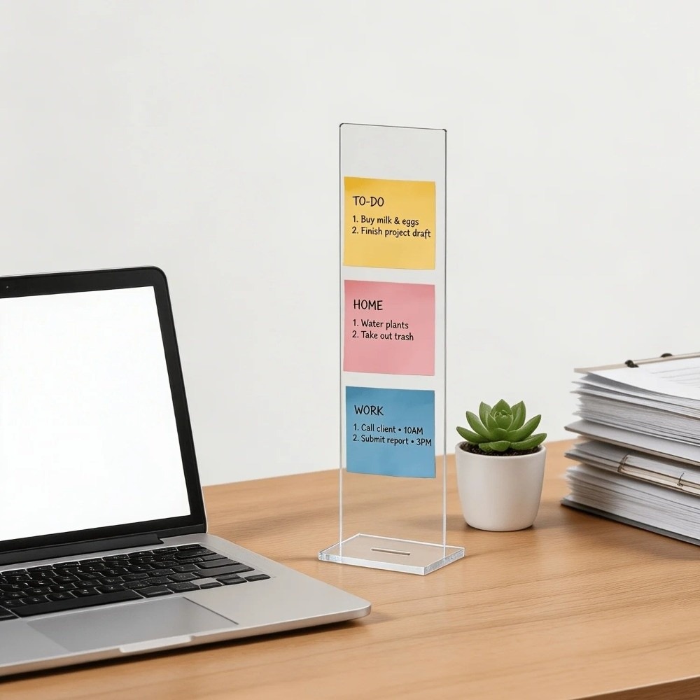Langlebige Acryl-Memo-Tafel, a – Desk Setup Home Office Bewertung und Preis