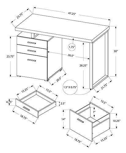 I 7646 Computertisch, Home-Off – Work Desk Home Setup Bewertung und Preis