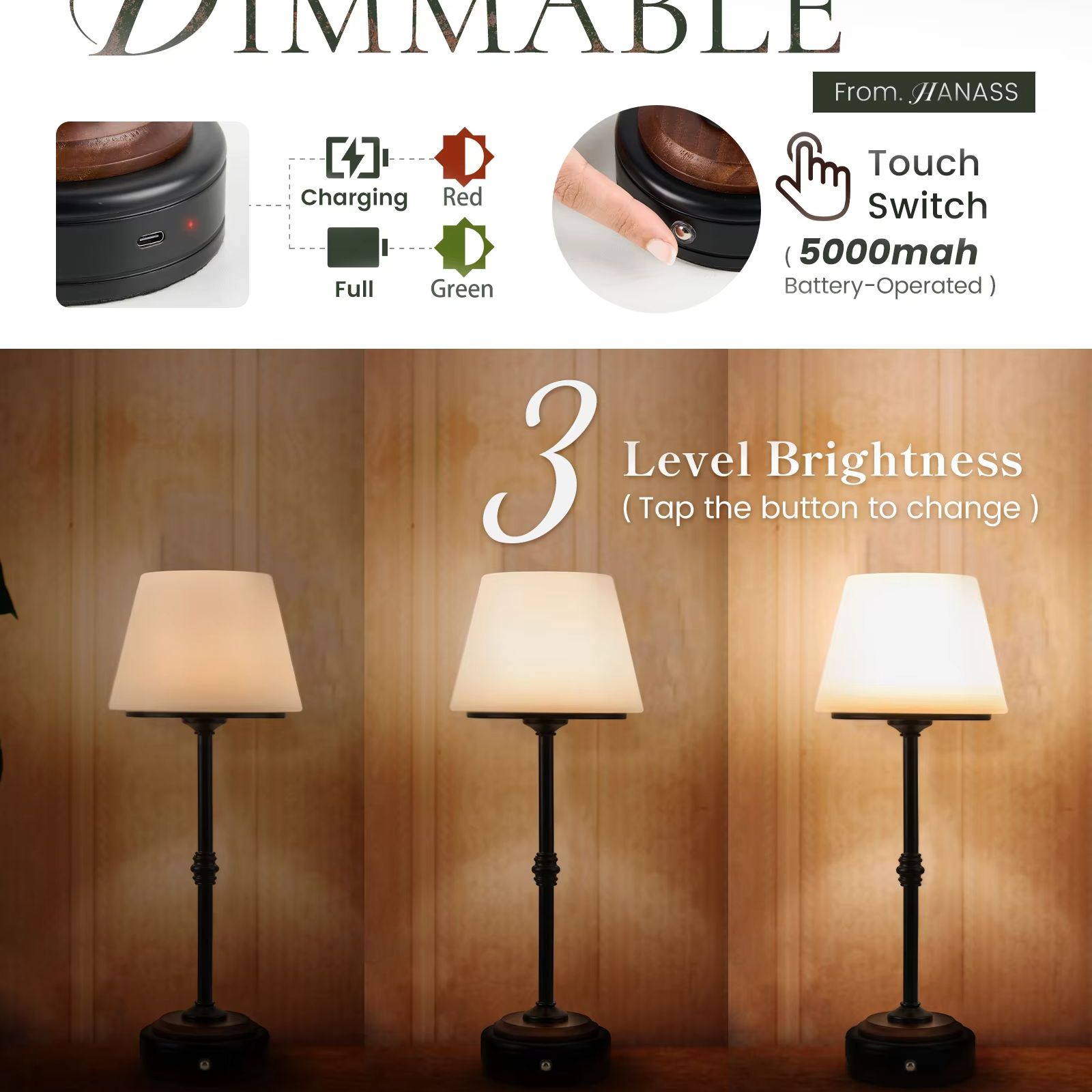 Kabellose Tischlampen-Set mit  – Desk Setup Lamp Bewertung und Preis