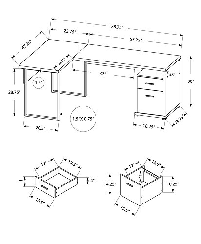 I 7257 Computertisch, Home-Off – Work Desk Home Setup Bewertung und Preis