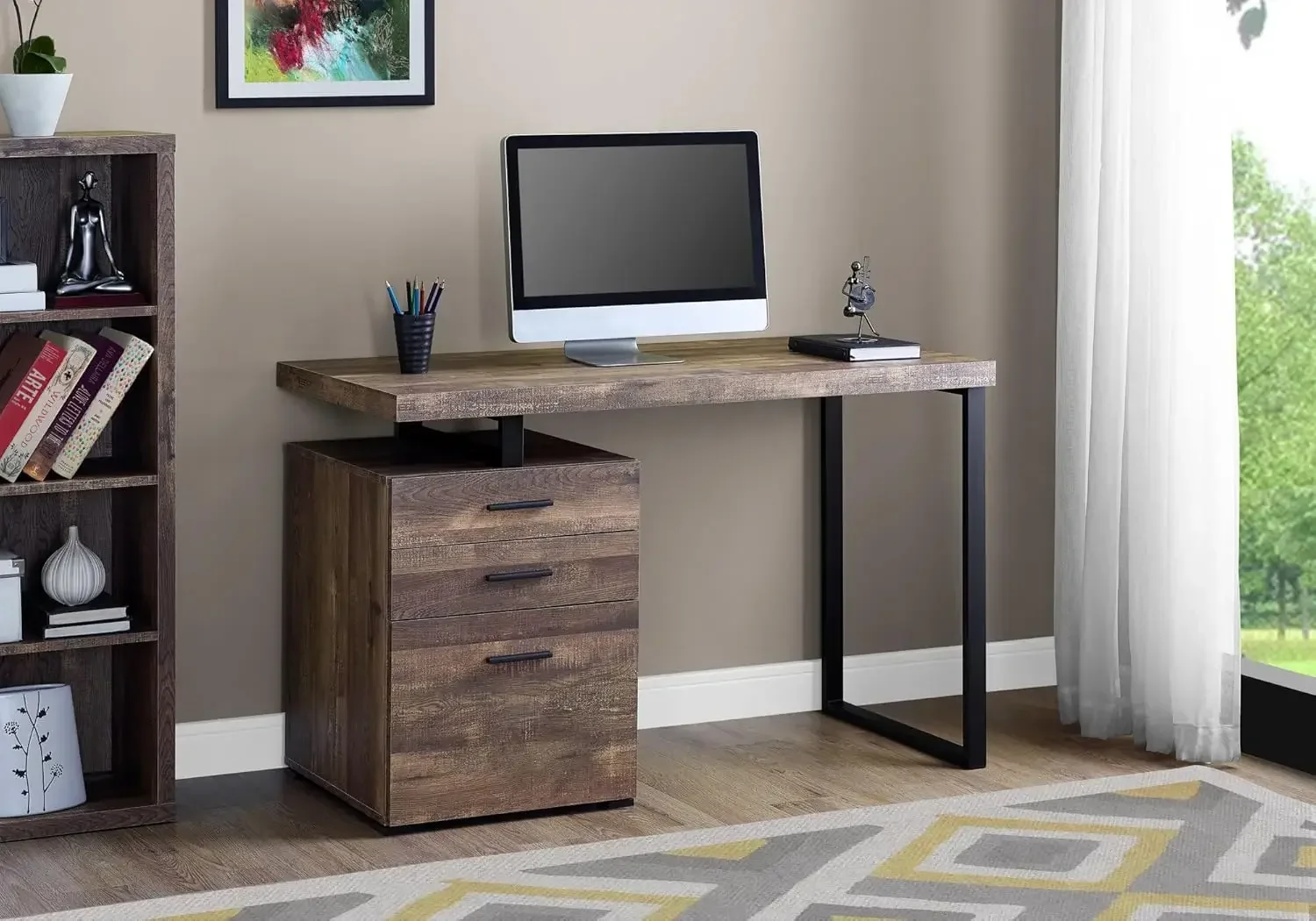 Computertisch mit Aktenschrank – Desk Setup L Shaped Bewertung und Preis
