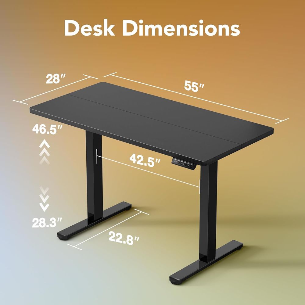 Elektrischer Stehschreibtisch, – Work Desk Home Setup Bewertung und Preis