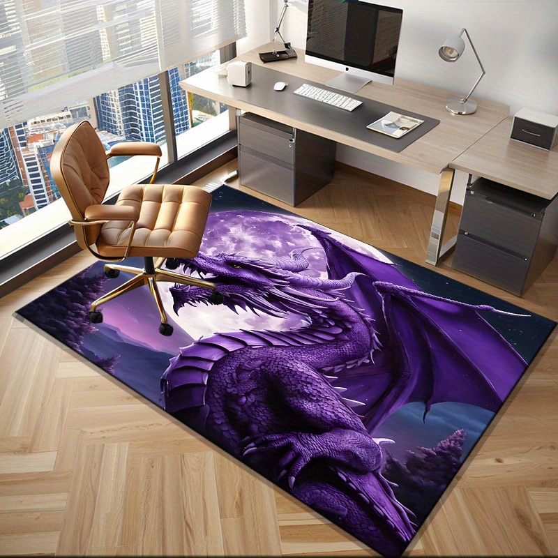 Majestic Purple Dragon Teppich – Desk Setup Living Room Bewertung und Preis