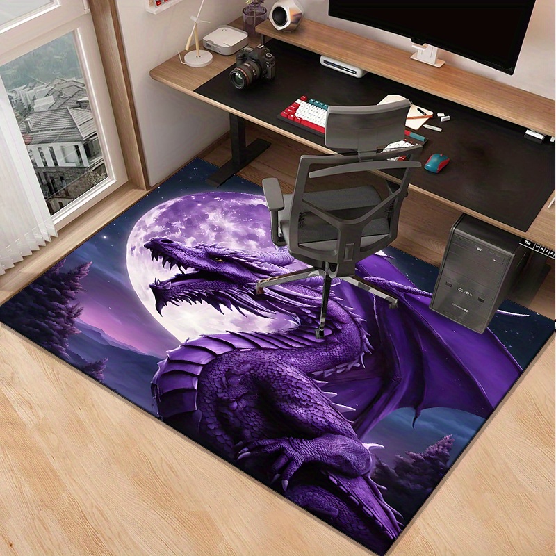 Majestic Purple Dragon Teppich – Desk Setup Living Room Bewertung und Preis
