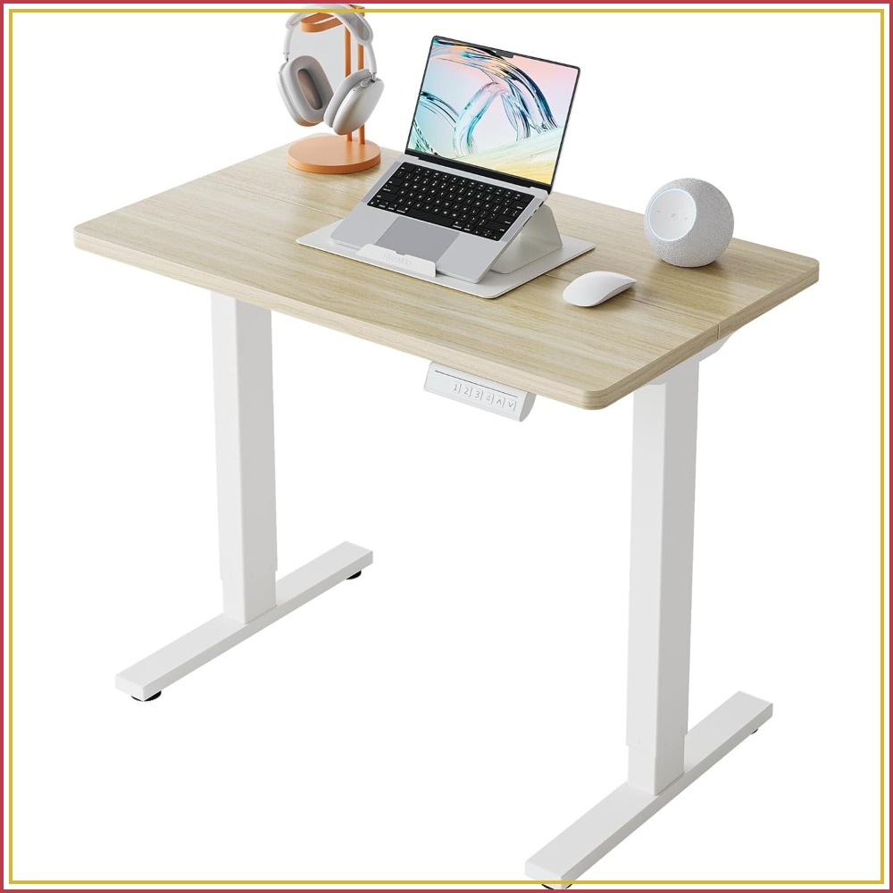 Kleiner elektrischer Stehschre – Desk Setup L Shaped Bewertung und Preis