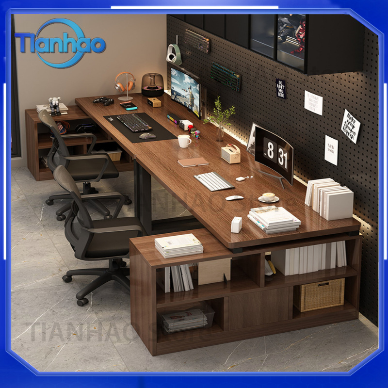 L-förmiger Gaming-Schreibtisch – Dual Monitor Desk Setup Bewertung und Preis