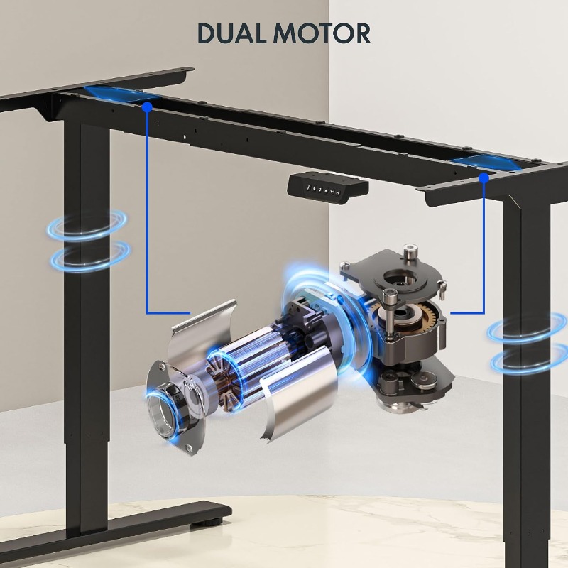 FLEXISPOT Elektrischer Stehsch – Dual Monitor Desk Setup Bewertung und Preis