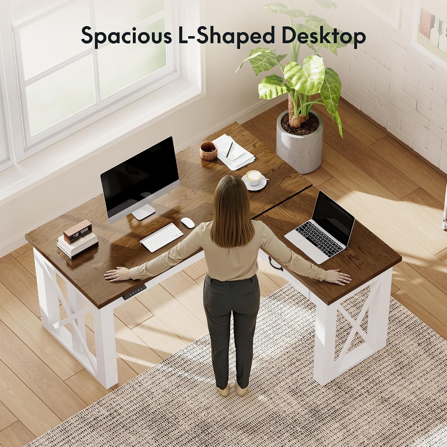 L-förmiger Stehschreibtisch mi – Desk Setup L Shaped Bewertung und Preis