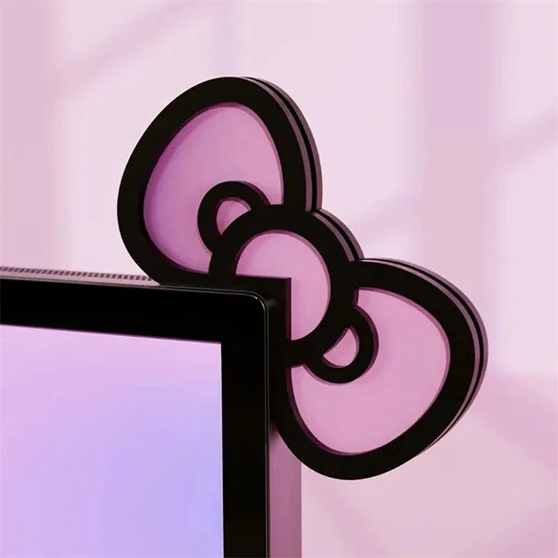 Kawaii rosa Acryl Schleife Mon – Desk Setup Home Office Bewertung und Preis