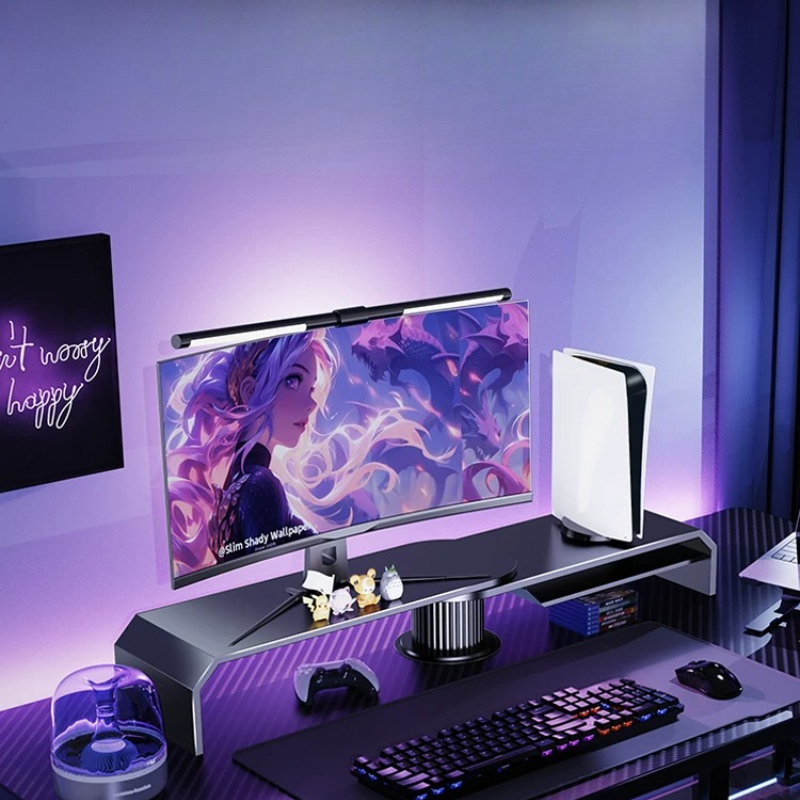 Gaming-Dual-Monitor-Ständer, B – Dual Monitor Desk Setup Bewertung und Preis