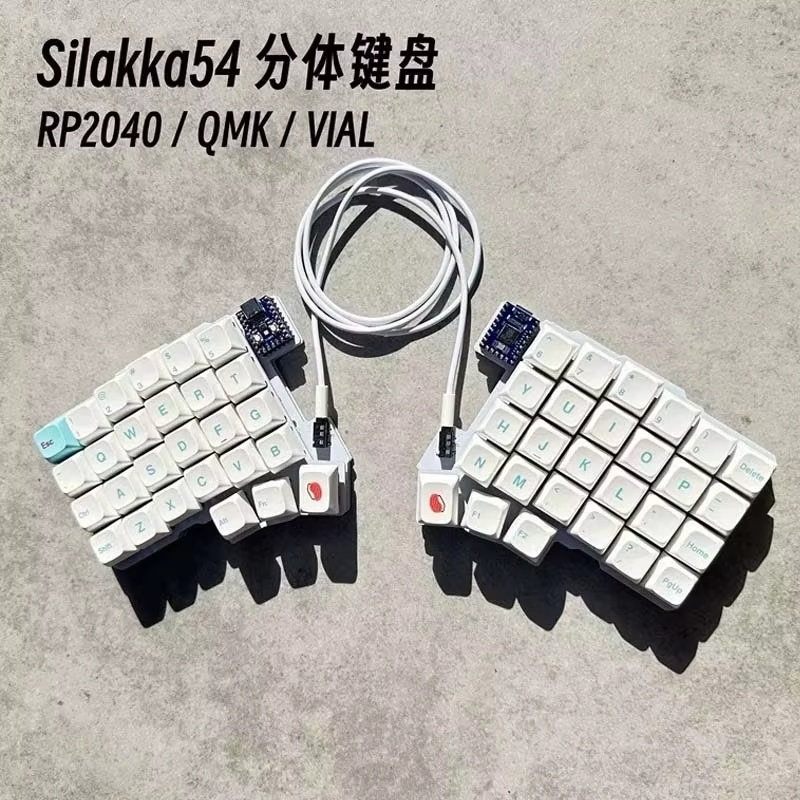 Silakka54 Ergonomische geteilt – Desk Setup Programmer Bewertung und Preis