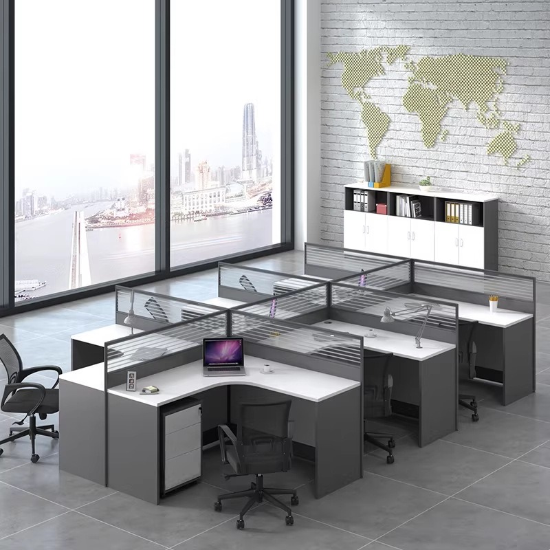 Weißer Büroschreibtisch für 2, – Desk Setup L Shaped Bewertung und Preis