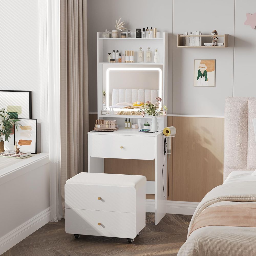 Schminktisch mit Spiegel und B – Desk Setup Small Bewertung und Preis